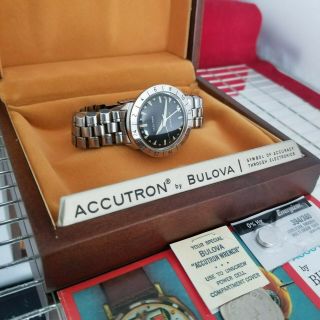 Bulova Accutron Astronaut.  24hr Bezel.  1963.  Jb Champion.  Bullet Band.