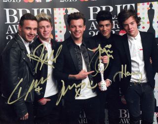 One Direction Band - All Members - Hand Signed Autographed Photo W/coa