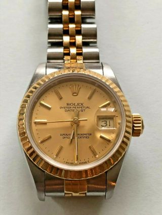 Rolex Oyster Perpetual Datejust Automatic Steel - Gold Lady