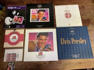 Elvis Presley Usps Commemorative Stamp Edition Plus 4 Extra Sheets Of.  29 Cent