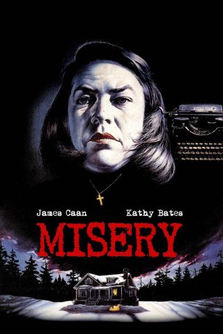 " Misery ".  Kathy Bates.  James Cann.  Classic Movie Poster Various Sizes