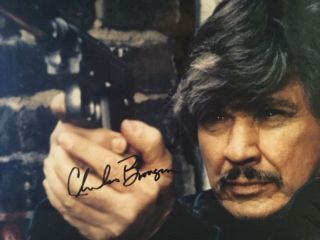 Charles Bronson Death Wish Hand Signed Autographed Color 8 X 11 With