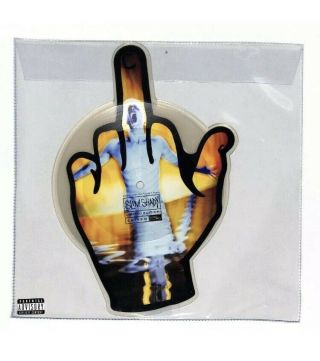Eminem Jdgaf/sdgaf Sslp20 Die Cut Middle Finger 7 " Vinyl Limited Edition