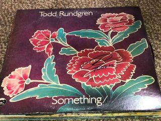 Todd Rundgren Signed Autographed Something Record Album Lp