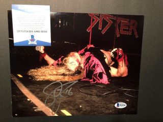 Dee Snider Signed 8x10 Photo Autograph Auto Beckett Bas Cert Twisted Sister 2