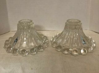 Vintage Imperial Glass Candlewick Candle Stick Holders Also Repurpose Crafts