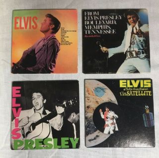 4 Chu - Bops Elvis Presley Gum Cards Aloha From Hawaii Boulevard Memphis Tennesee