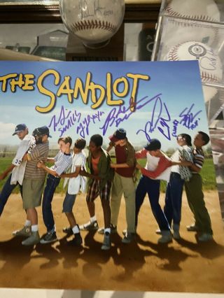 " The Sandlot " 8x10 Photo Cast - Signed By (6)