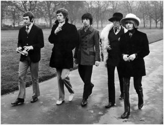 Rolling Stones With Brian Jones 24x36 Poster