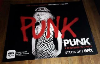 Epix Punk A Revolution Blondie Deborah Debbie Harry 5ft Subway Poster Read Look