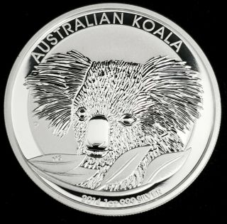 2014 Australia $1 Dollar Koala 1oz.  999 Silver Bullion Collector Coin 9au411