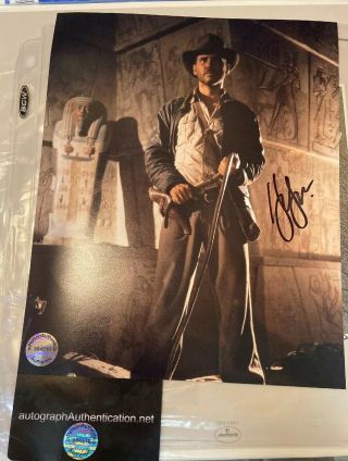Harrison Ford Signed Indiana Jones 8x10 Photo With From Inperson Authentics