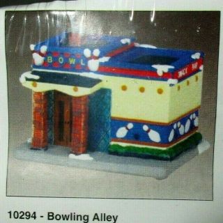 Creative Crafts Village House Bowling Alley 10294 Ready To Paint