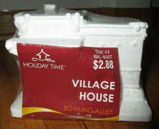 Creative Crafts Village House Bowling Alley 10294 Ready To Paint 2