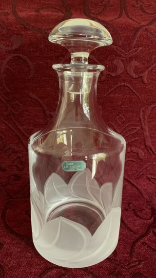J G Durand,  Florence,  Crystal Brandy/whisky Decanter,  Made In France