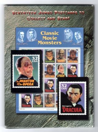 Postcards,  Classic Movie Monsters (usps),  Boxed Set
