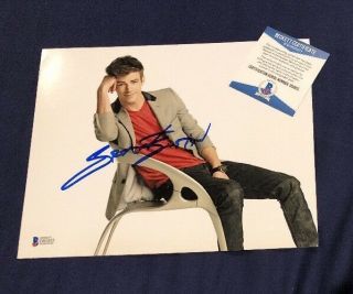 Grant Gustin Signed 8x10 Autograph Photo The Flash Bas Beckett Authentic