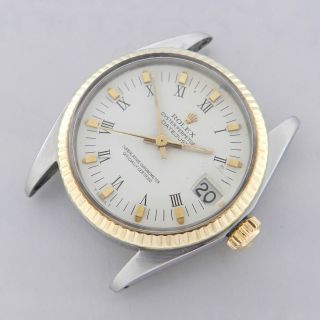 Rolex Datejust Ref.  6827 Two - Tone Junior Size Vintage Watch 100
