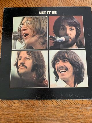 The Beatles Let It Be Vinyl Lp Record Album Made In America