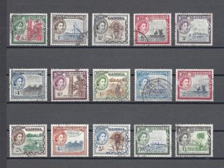Gambia 1953 - 59 Sg 171/85 Cat £50