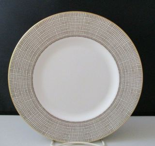 Wedgwood/ Vera Wang Gilded Weave Accent Plate 9 " - 0604a