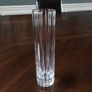 Blown Glass Crystal Bud Vase 