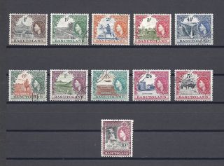 Basutoland 1954 - 58 Sg 43/53 Cat £55