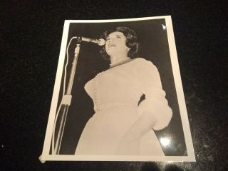 Connie Francis Rare 1960s B/w Promo Photo 10 " X 8 "