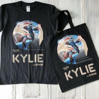 Kylie Minogue On Stage Exhibition Rare T - Shirt And Tote