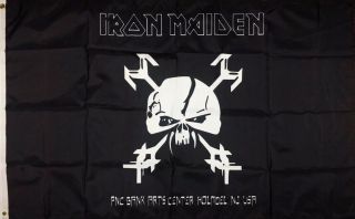 Iron Maiden " The Final Frontier " Black Flag 3x5 Ft Banner Rock Heavy Metal
