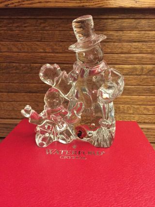 Waterford Crystal 2007 Jolly Snowman Limited Edition Crystal Figurine