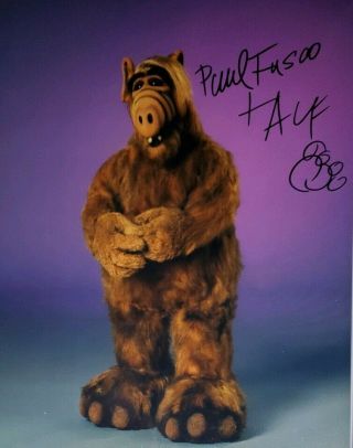 Paul Fusco Hand Signed 8x10 Photo W/holo Alf