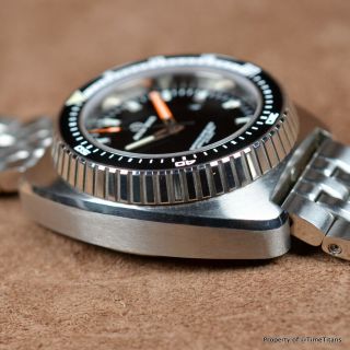 AQUADIVE BATHYSCAPHE 300 LIMITED MADE BY FRICKER 47mm STEEL BRACELET AUTOMATIC 3