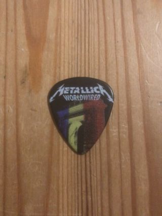 Metallica Worldwired Tour Plectrum Bucharest Rare
