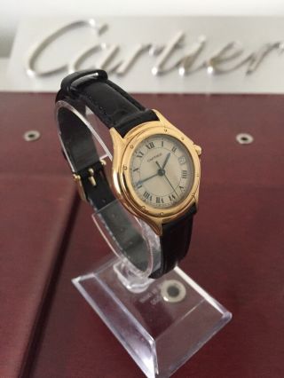 Cartier Panthere Cougar 18k Solid Gold - Quartz Womens Watch 887906 Bargain