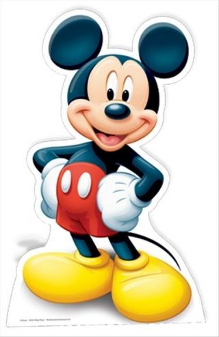 Mickey Mouse Official Disney Cardboard Fun Cutout - Great For Your Party