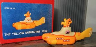 The Beatles Limited Edition Uk 1990 Hand Crafted Yellow Submarine Paul Mccartney