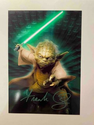 Frank Oz Yoda Star Wars Signed Autograph 6x8 Photo