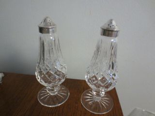Waterford Crystal Lismore 6 1/2 " Salt And Pepper Shakers