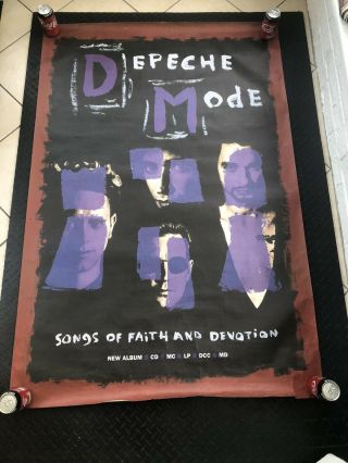 Depeche Mode Songs Of Faith And Devotion Promo Subway Poster