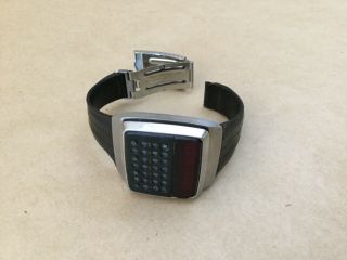 Vintage Hewlett Packard Very Rare Hp - 01 Calculator Watch