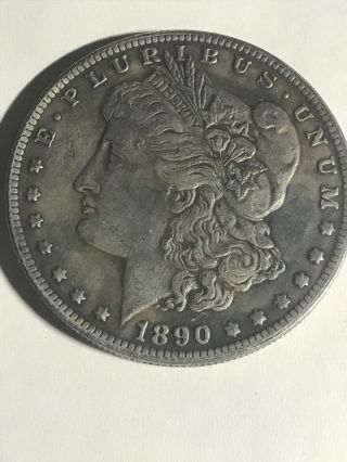 1890 - Cc Morgan Silver Dollar Coin Rare Date Ungraded