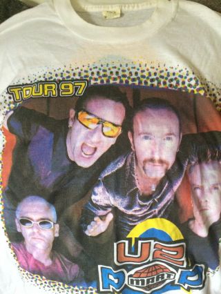 U2:pop Mart,  Tour,  Concert,  Tee Shirt,  Xl Slightly Worn In