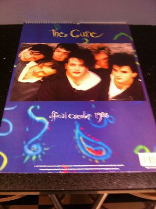 Rare Cure 1988 Official Calender