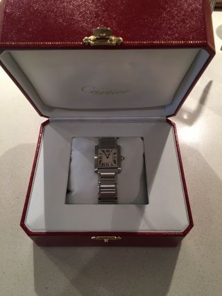 Cartier Tank Francaise Stainless Steel Quartz Watch