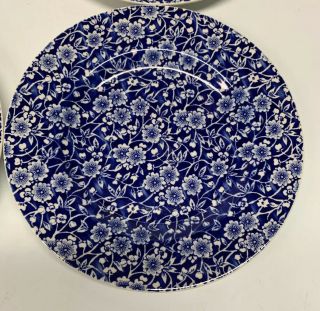 QUEEN’S England Cobalt Blue/White Floral Salad 8 