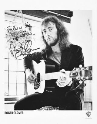 Roger Glover (deep Purple) Autograph 8x10 Signed Photo (hand Signed)