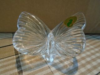 Waterford Crystal - Butterfly,  2 X 3 1/4 "