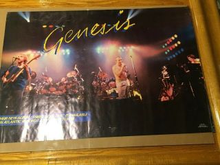 Genesis Three Sides Live Atlantic Records Promotional Poster.  Cond.