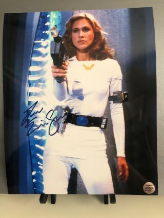 Erin Gray Signed Autograph 8x10 Photo Buck Rogers Wilma Sexy Rare